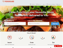 Tablet Screenshot of food-i-like.com